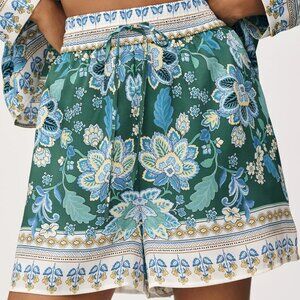 Maeve Printed Silky Shorts